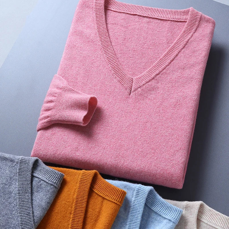 Alba V-Neck Wool Sweater