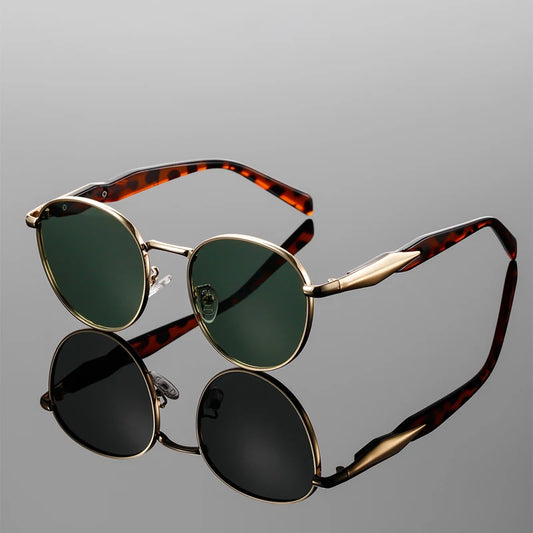 Luciano Vintage Round Sunglasses