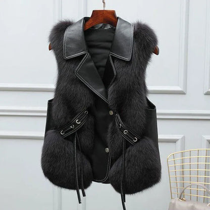 Silvano Faux Fur Vest