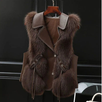 Silvano Faux Fur Vest