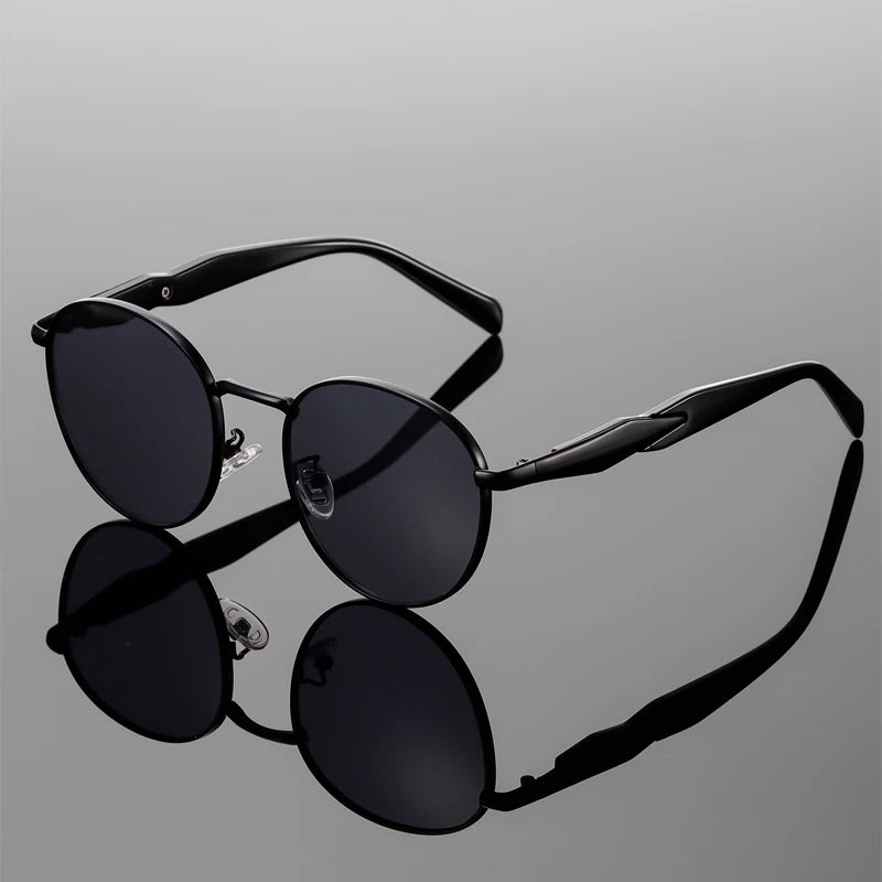 Luciano Vintage Round Sunglasses