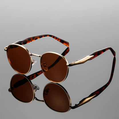 Luciano Vintage Round Sunglasses