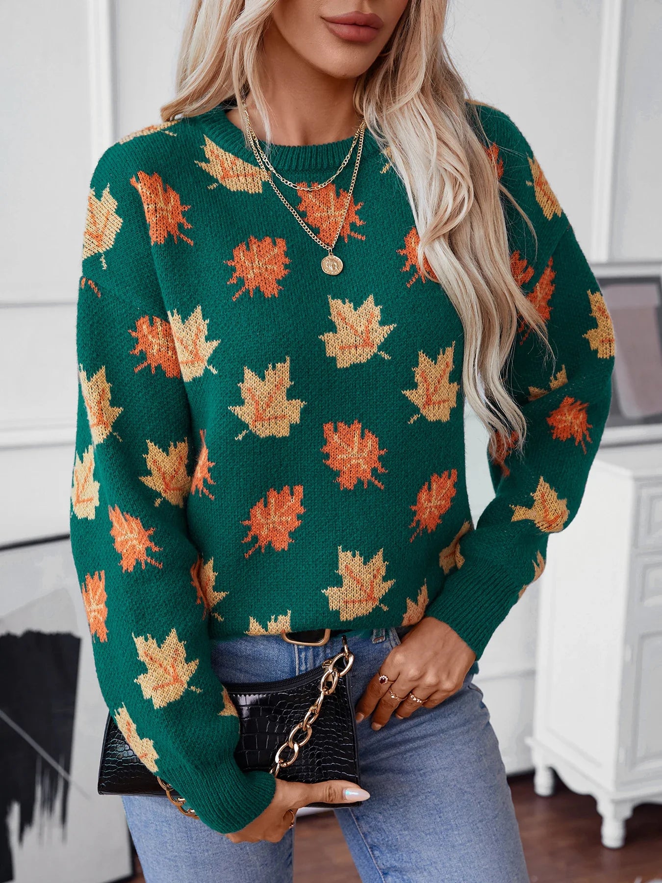 Autumn Knitted Pullover